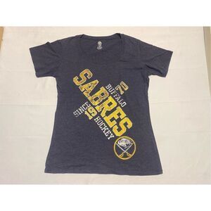 Buffalo Sabers Shirt Womens Large NHL Hockey Sports Tee